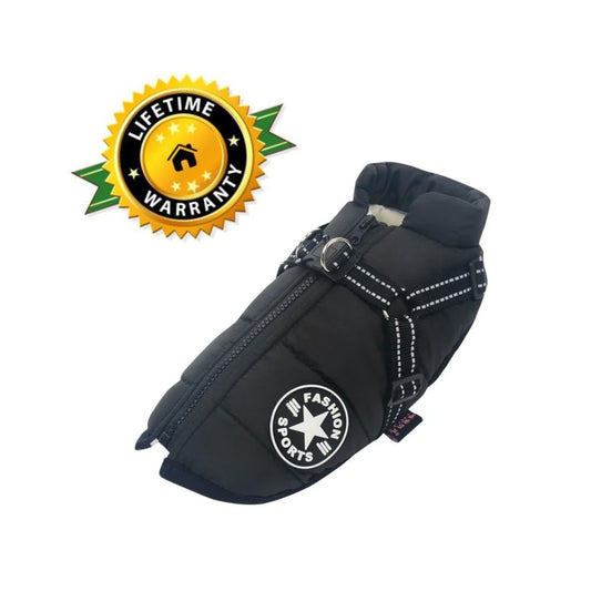 Pawbibi™ - Waterproof Jacket Harness-Black