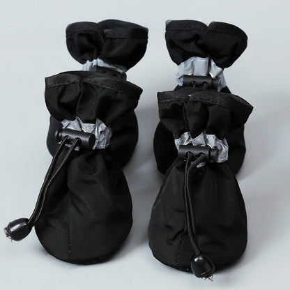 Pawbibi™ - 4pcs Waterproof Non-slip Plush Winter Dog Shoes
