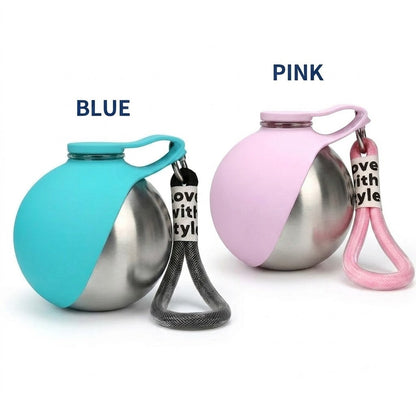 Pawbibi™ 2-in-1 Portable Dog Water Bottle