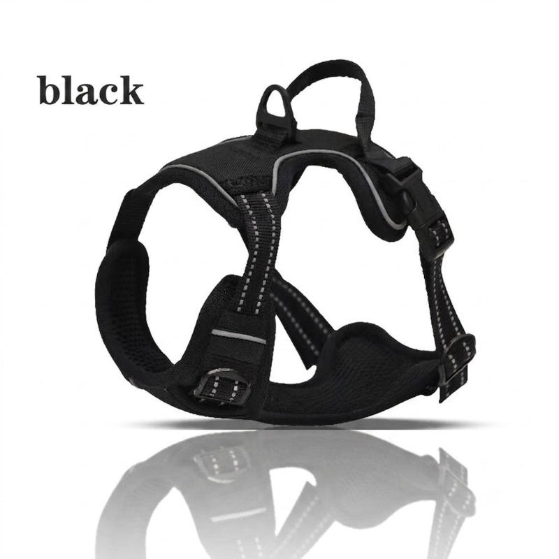 Pawbibi™ Reflective No‑Pull Dog Harness Combo with 1 Pet Leash