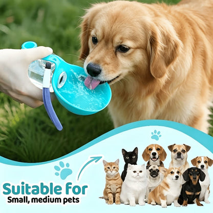 Pawbibi™ 2-in-1 Portable Dog Water Bottle