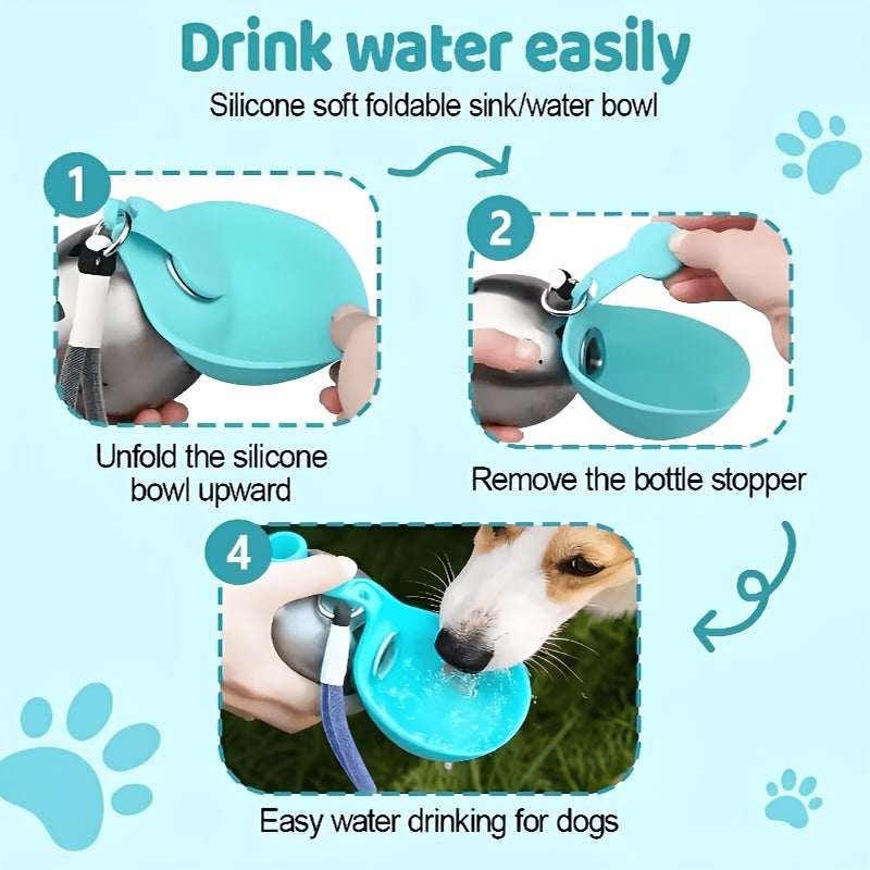 Pawbibi™ 2-in-1 Portable Dog Water Bottle