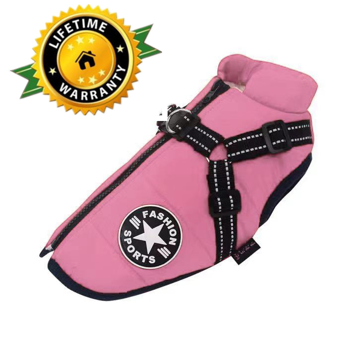 Pawbibi™ - Waterproof Jacket Harness - Pink