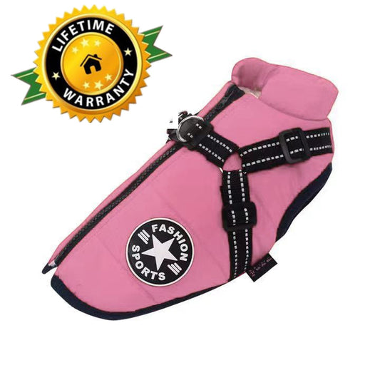 Pawbibi™ - Waterproof Jacket Harness - Pink