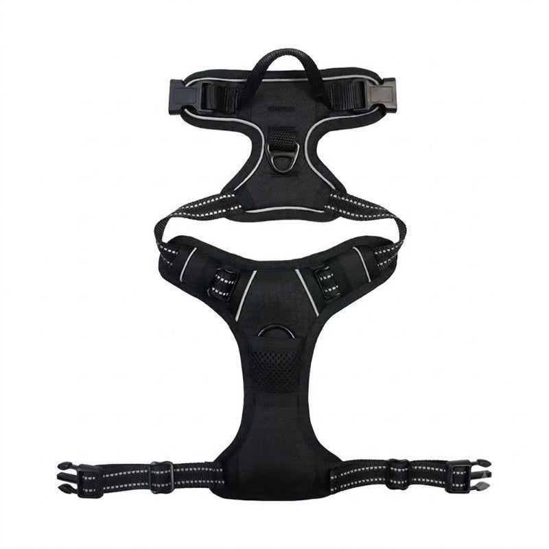 Pawbibi™ Reflective No‑Pull Dog Harness Combo with 1 Pet Leash