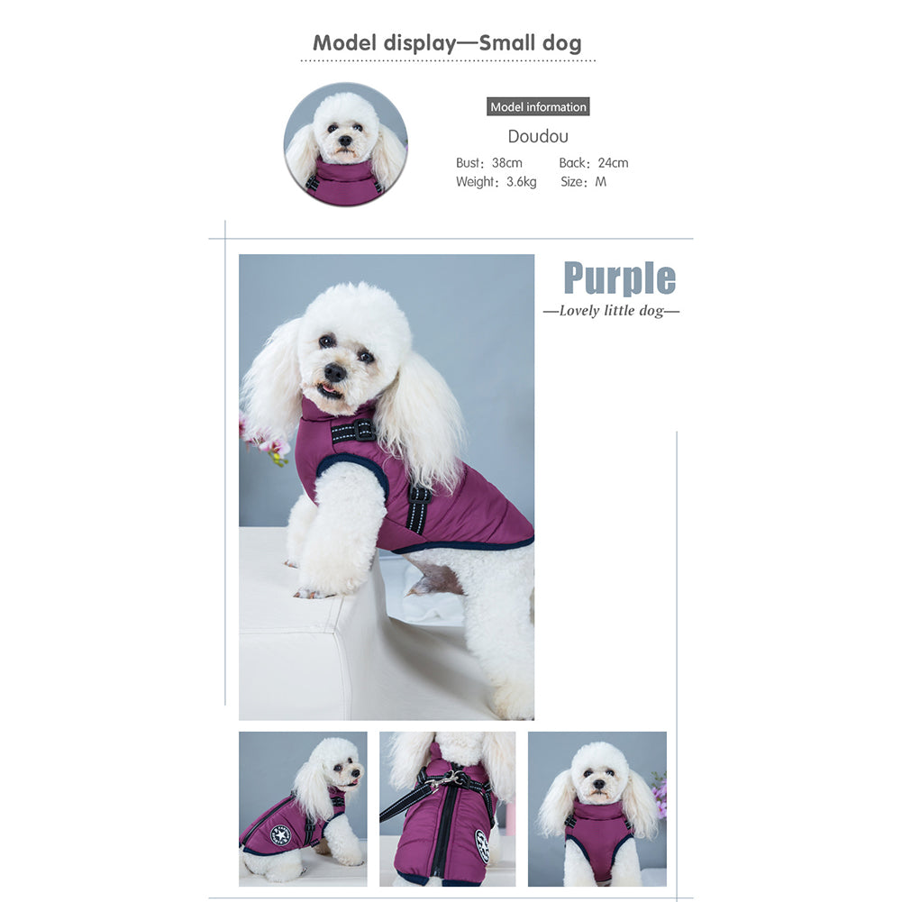 Pawbibi™ - Waterproof Jacket Harness - Blue